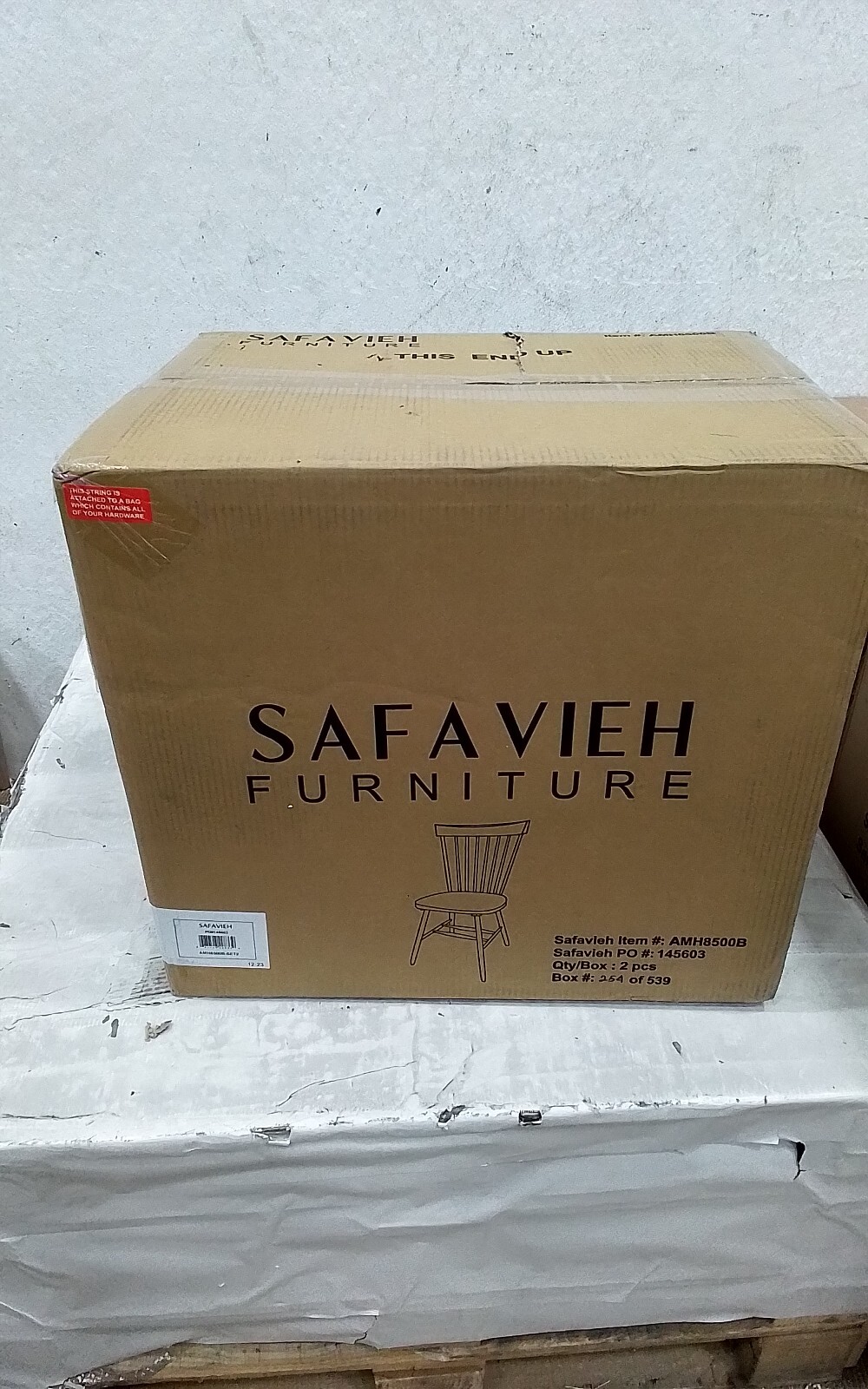 Safavieh PARKER SPINDEL SIDE CHAIR, Reduced Price 2172734317 AMH8500B