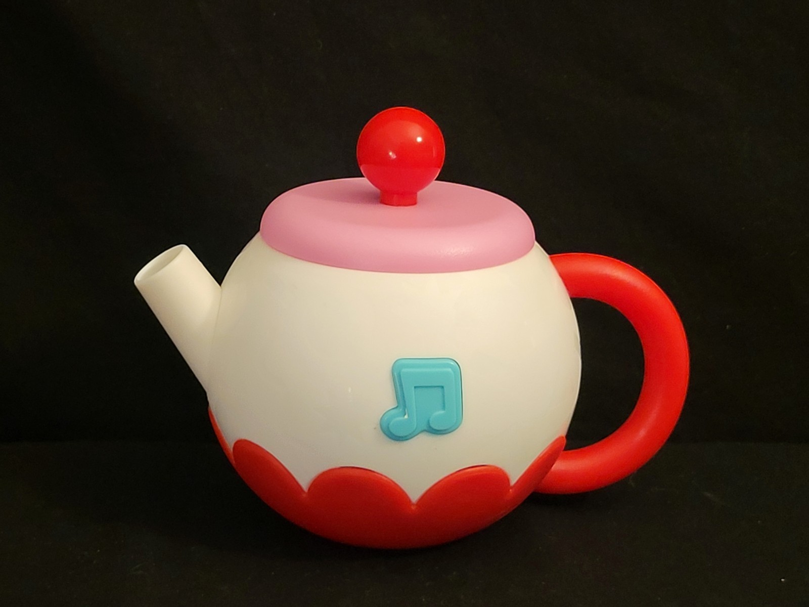 Battat Whistle & Sing Musical Teapot Pink Rare VIDEO! NICE