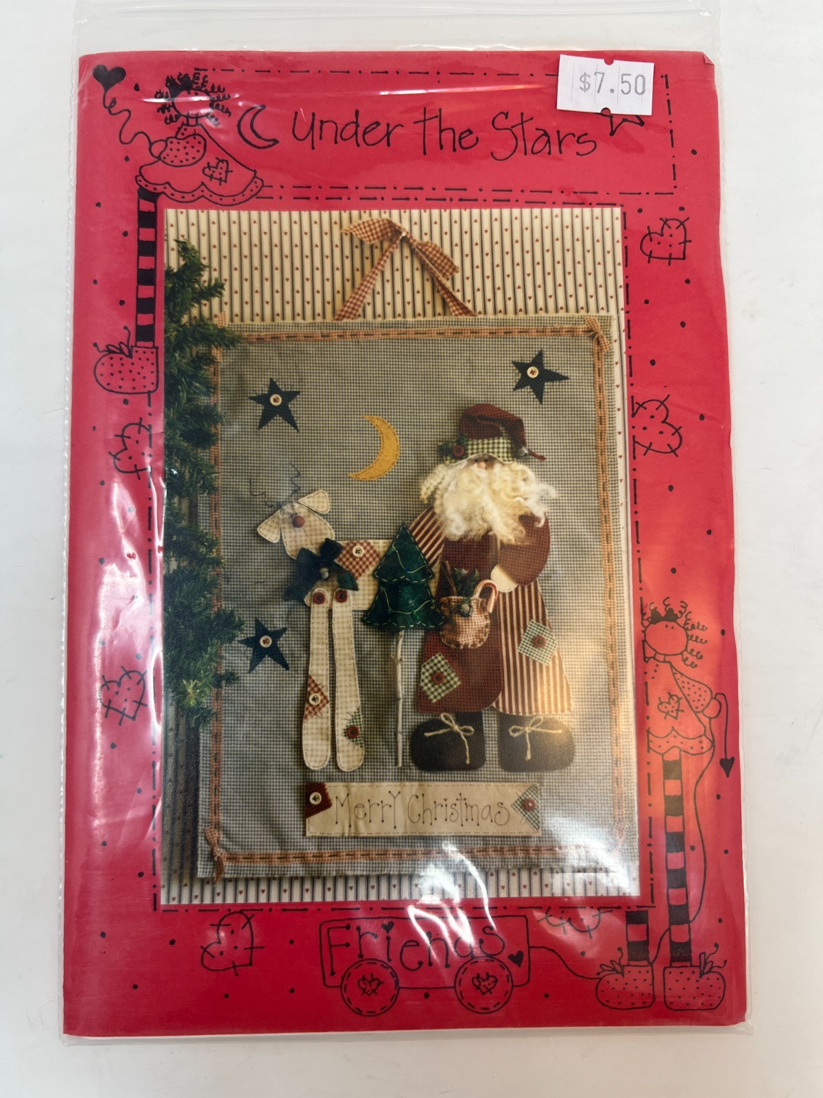 Friends #733 Under the Stars Wall Hanging Pattern 17 x 22 UNCUT