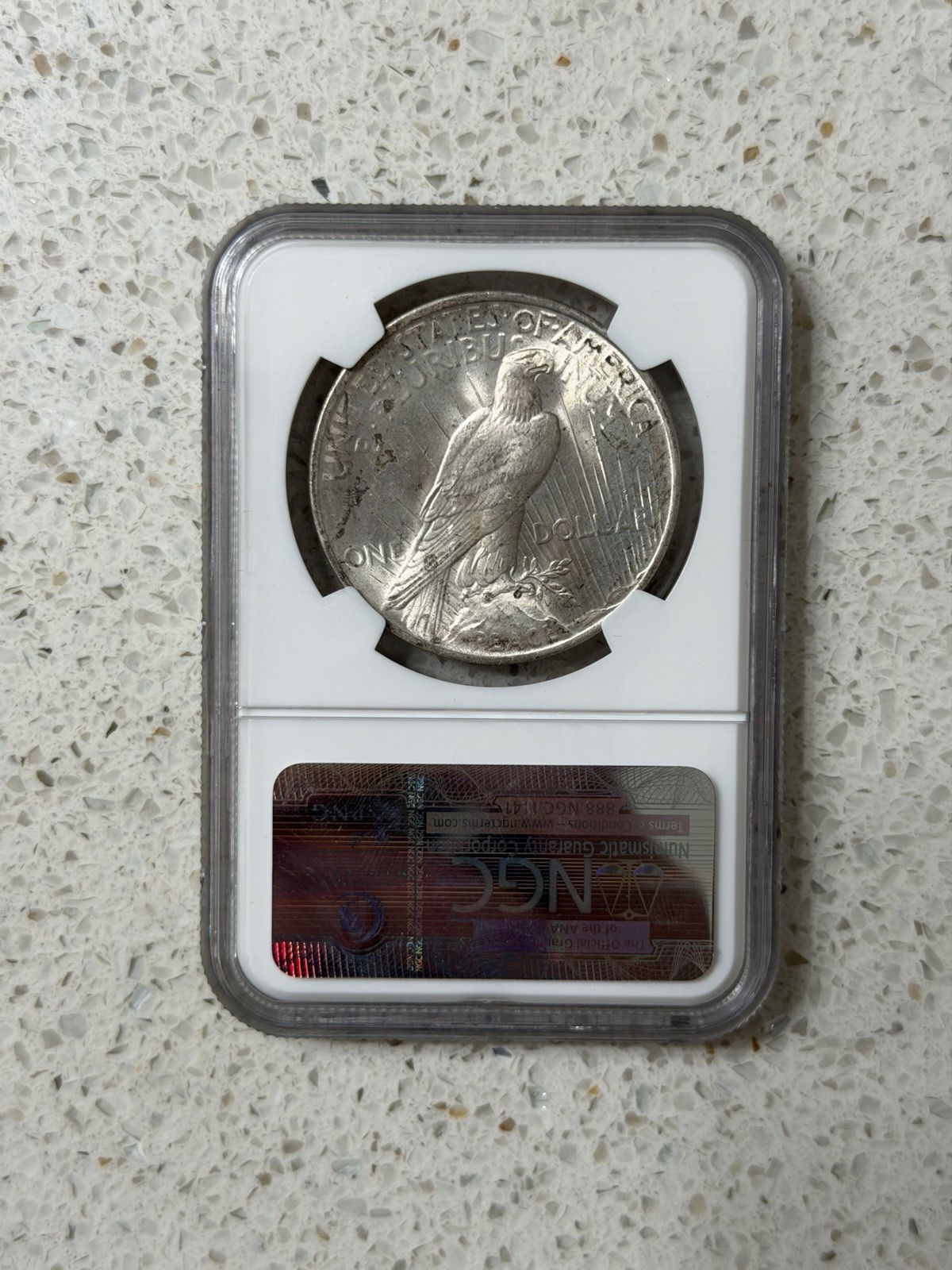 1922 Silver Peace Dollar $1 NGC MS65