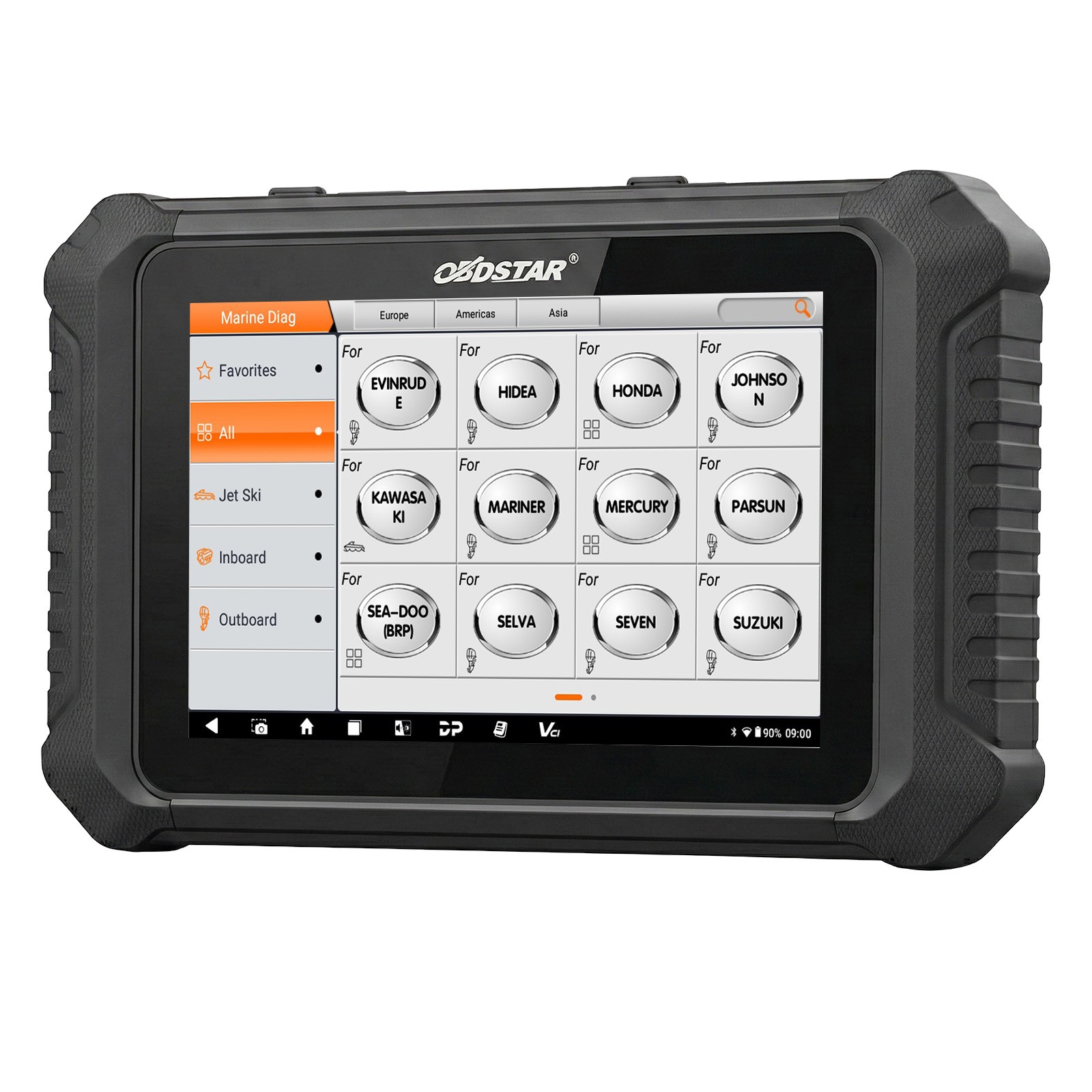 OBDSTAR MarineMaster Marine Diagnostic Scanner Tool Action Test Setting Coding