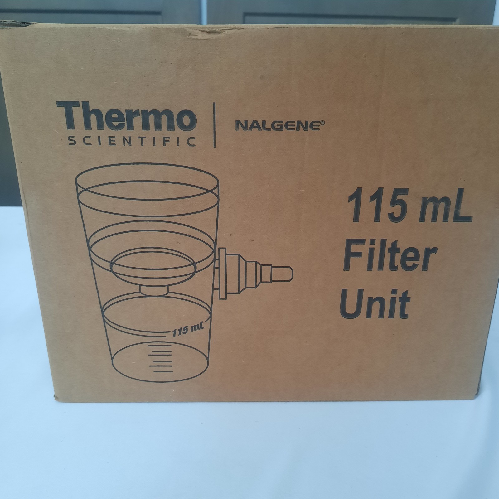 NALGENE 115mL 0.2μm Fast PES Filter Units 50mm Diameter Membrane 524-0020, 12/cs
