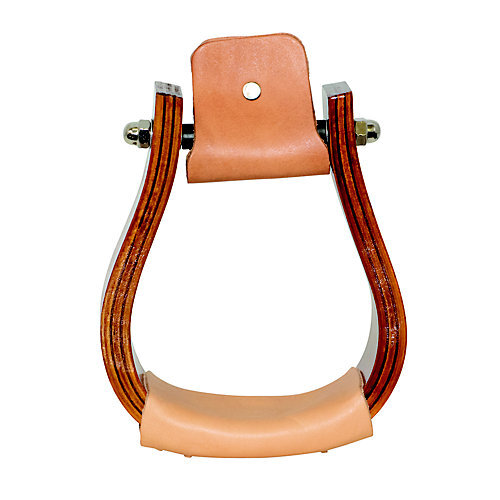Equi-Sky 2 1/2in Wooden Visalia Stirrups