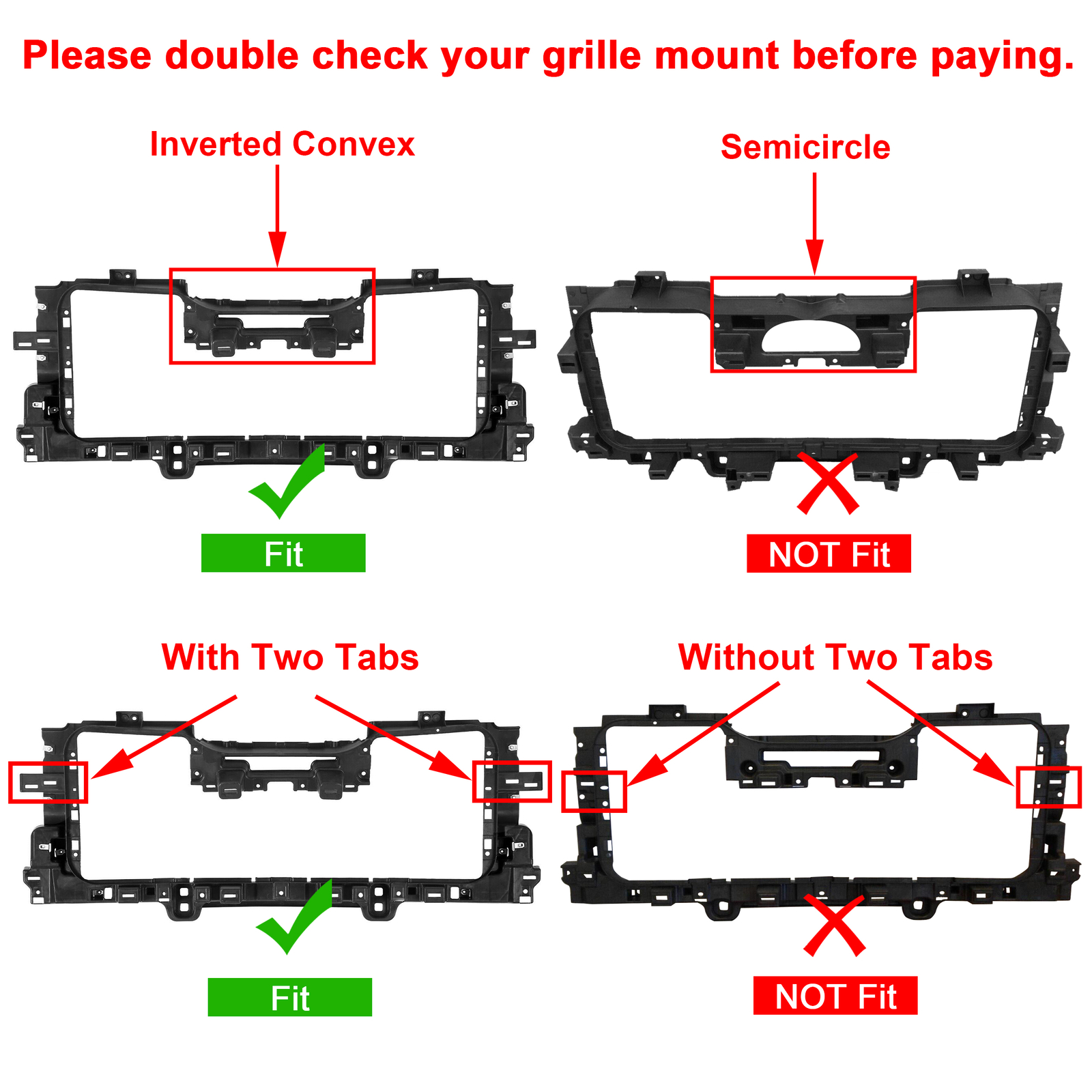 Radiator Support For Silverado 2014-2015 1500 15-20 2500/3500HD Mounting Panel