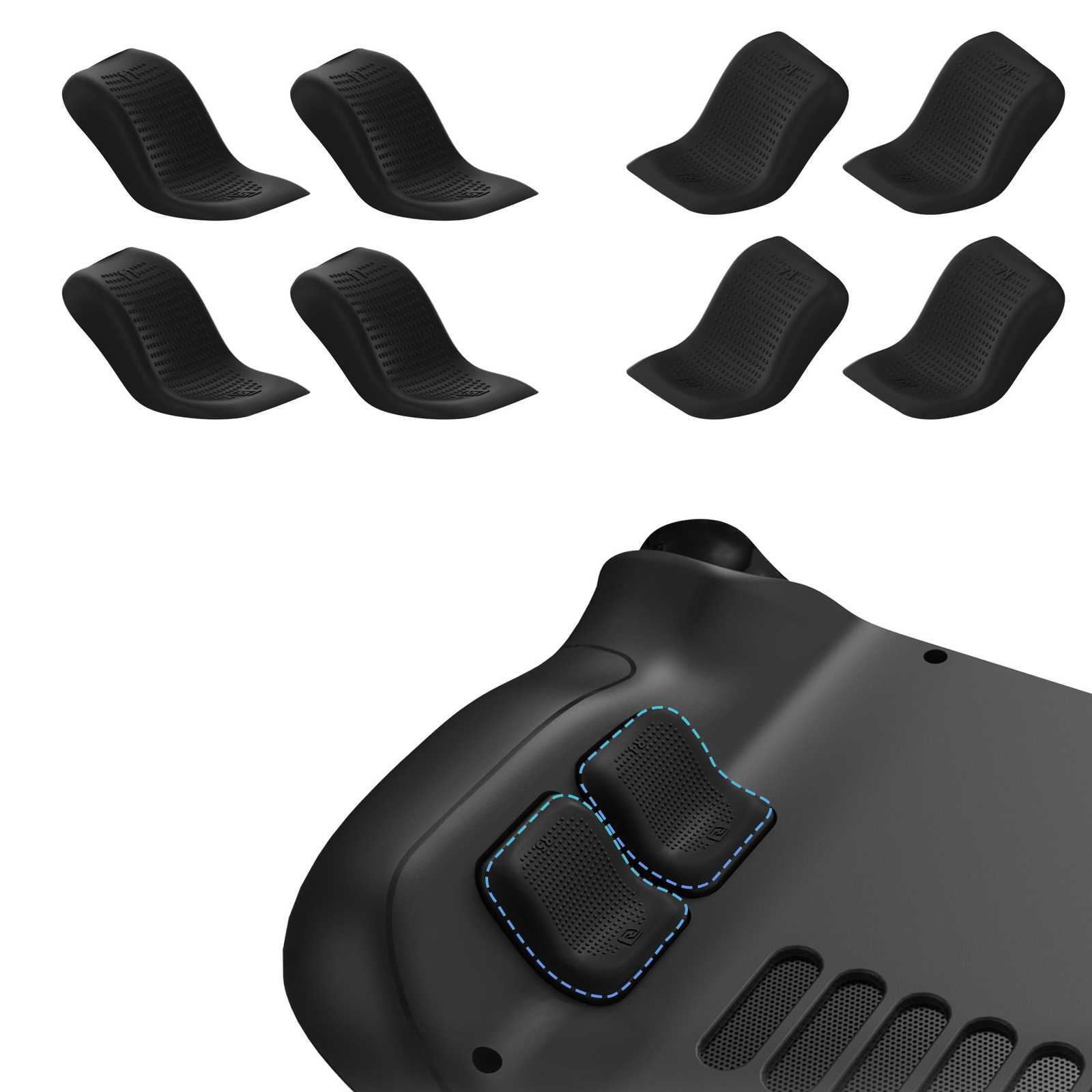 GeekShare SD Enhancement Back Button Set for Steam Deck,Touchpad Sticker 8PCS