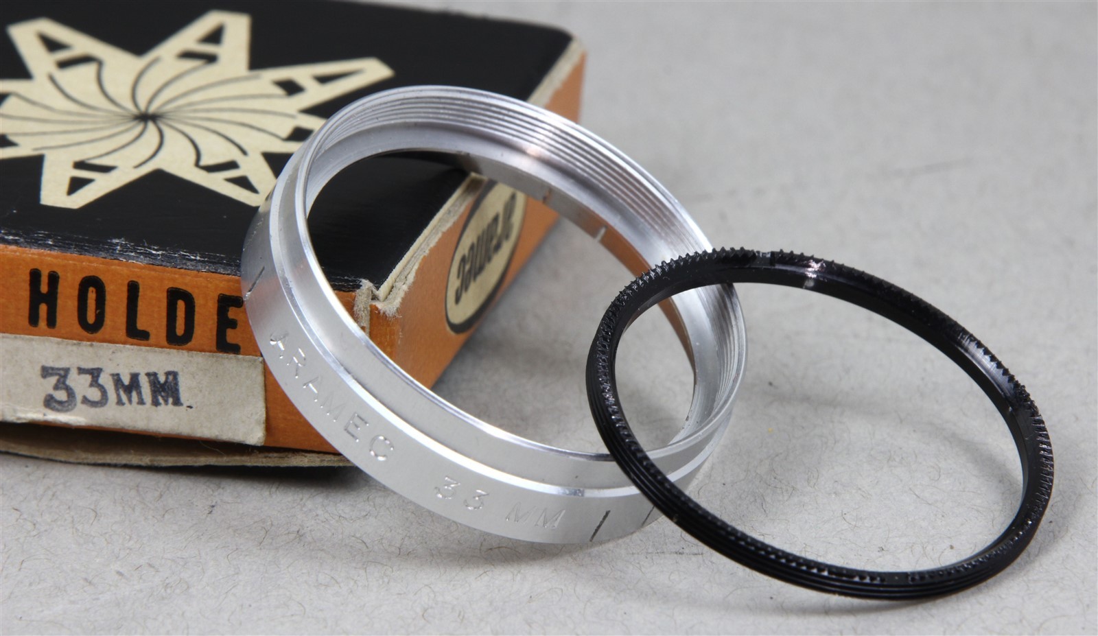 33mm Push-On Aramec Filter Holder/Adapter Ring (holds 31mm Diameter Filter)