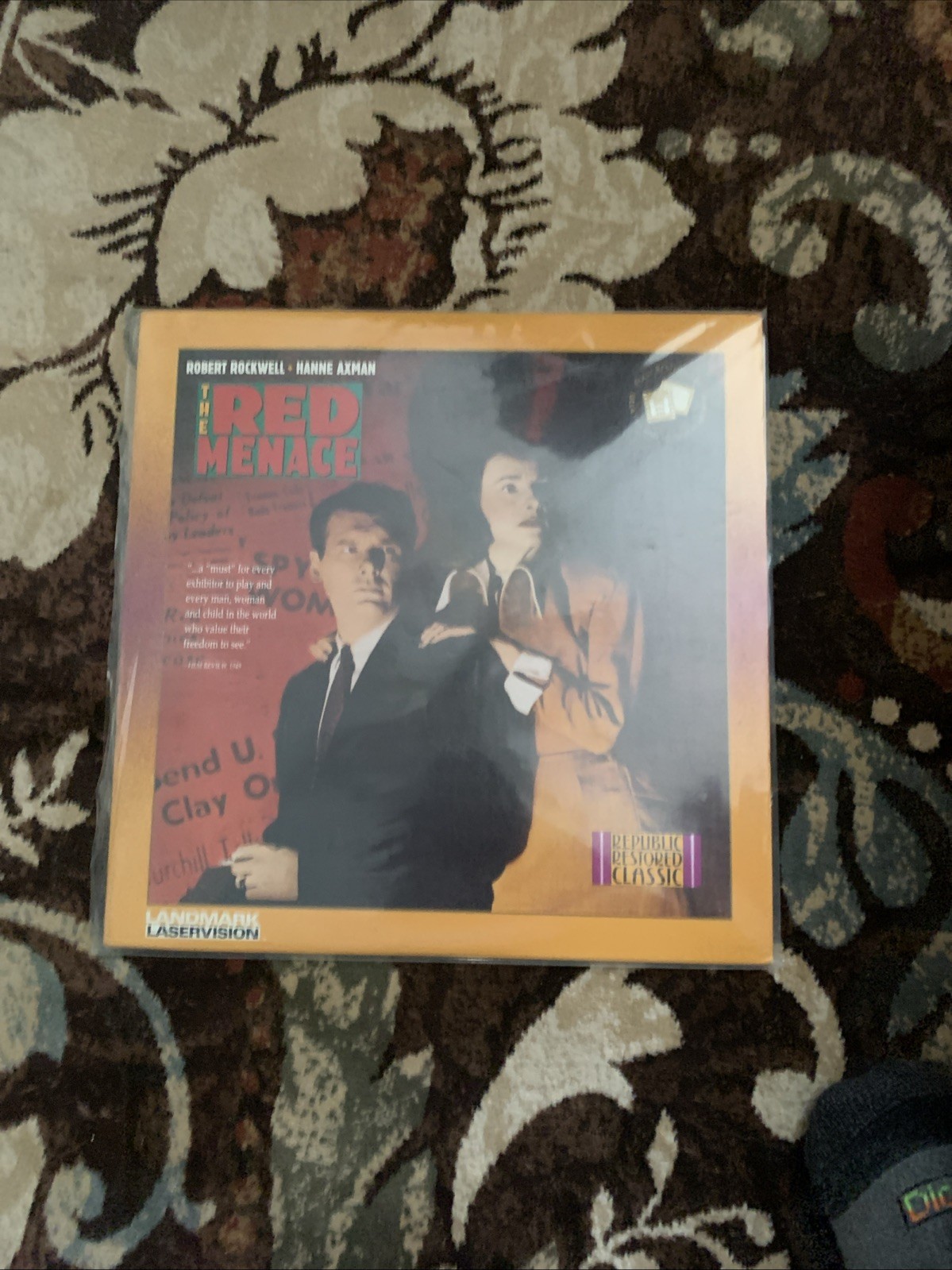 The Red Menace Laserdisc Robert Rockwell Hanne Axman Republic Restored Sealed