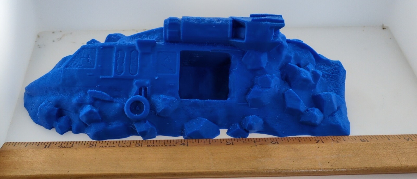 Crashed helicopter 28mm terrain FAST SHIP|Alternate Wargaming Miniature