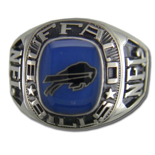 Buffalo Bills Large Classic Silvertone NFL Ring