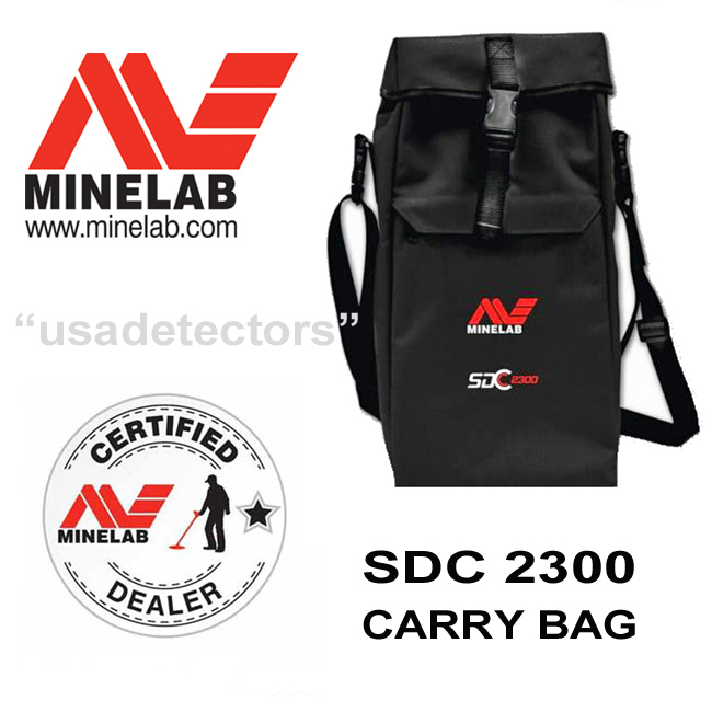 NEW MINELAB CARRY & STORAGE BAG FOR MINELAB SDC 2300 GOLD METAL DETECTOR