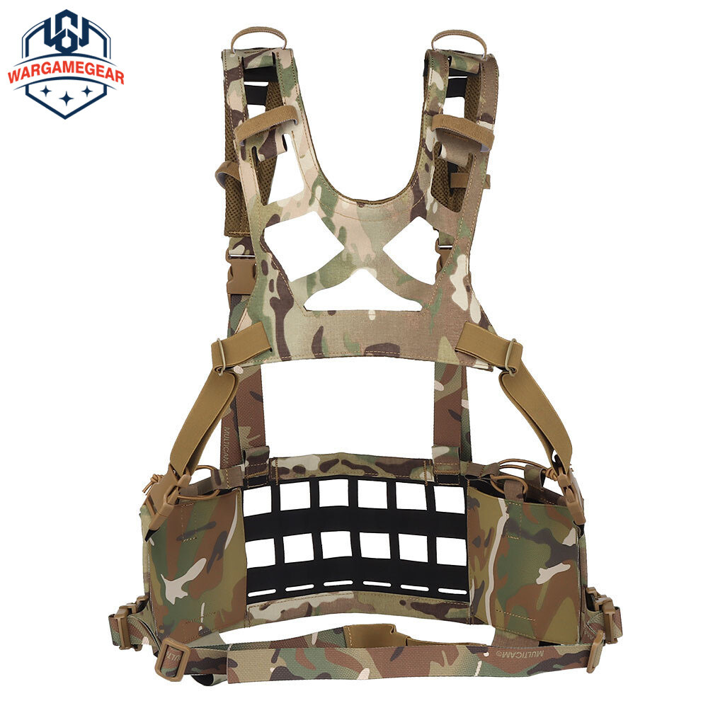 Tactical Molle Vest SPC Portable Lightweight Modular Chest Rig Quick Release