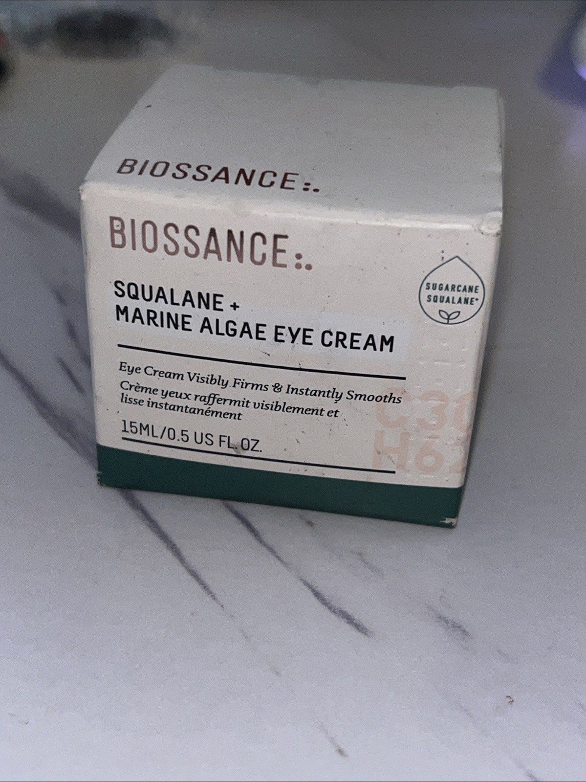 SEALED BIOSSANCE Squalane + Marine Algae Eye Cream 0.5 fl oz/15ml FIRM/WRINKLES