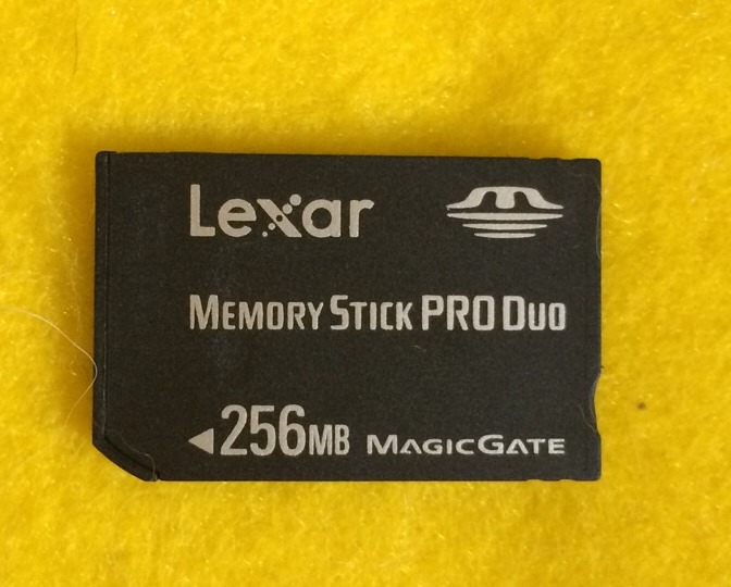 Genuine Original Lexar memory Stick 256 MB MS Pro Magic Gate Card