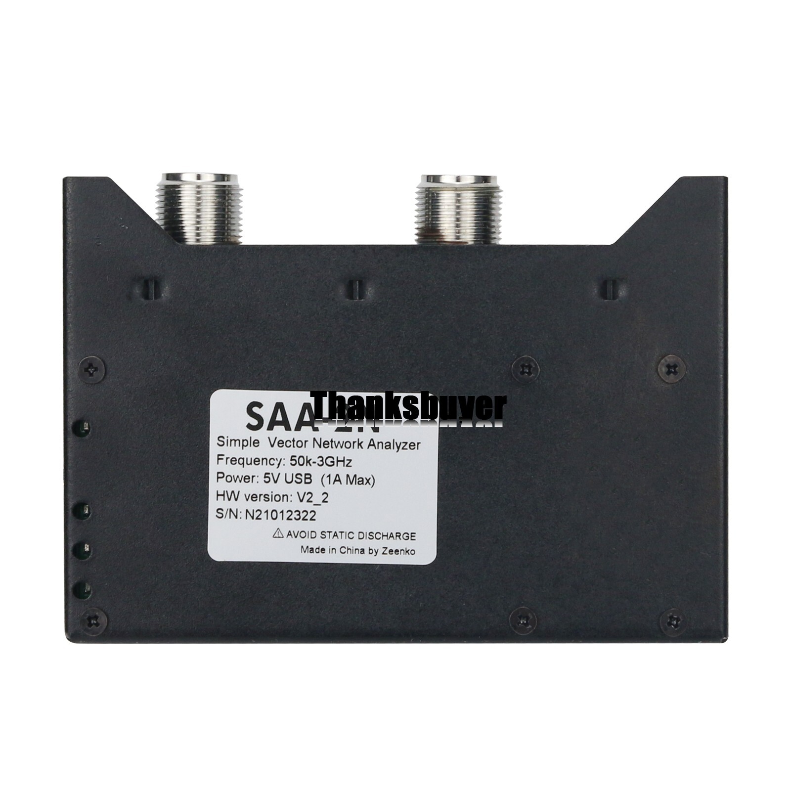 Vector Network Analyzer Meter Antenna Analyzer SAA-2N NanoVNA V2 50KHz--3GHz 4"