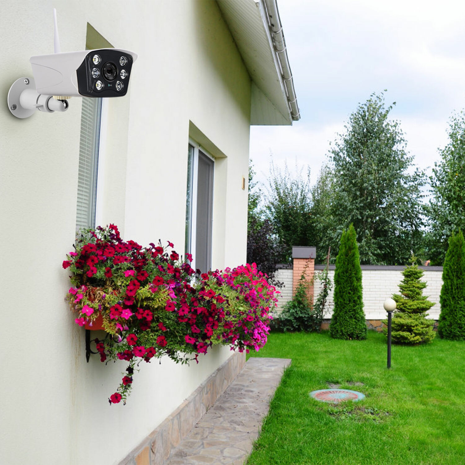 3pcs White Wall Mount Stand Bracket Adjustable For Arlo Pro 2 Security Camera