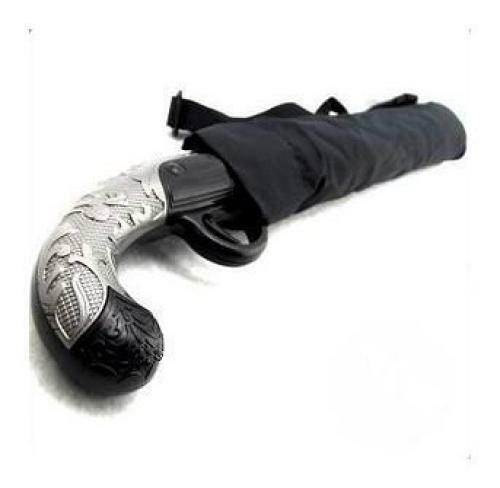 Pistol type umbrella with shoulder case from japan 3349