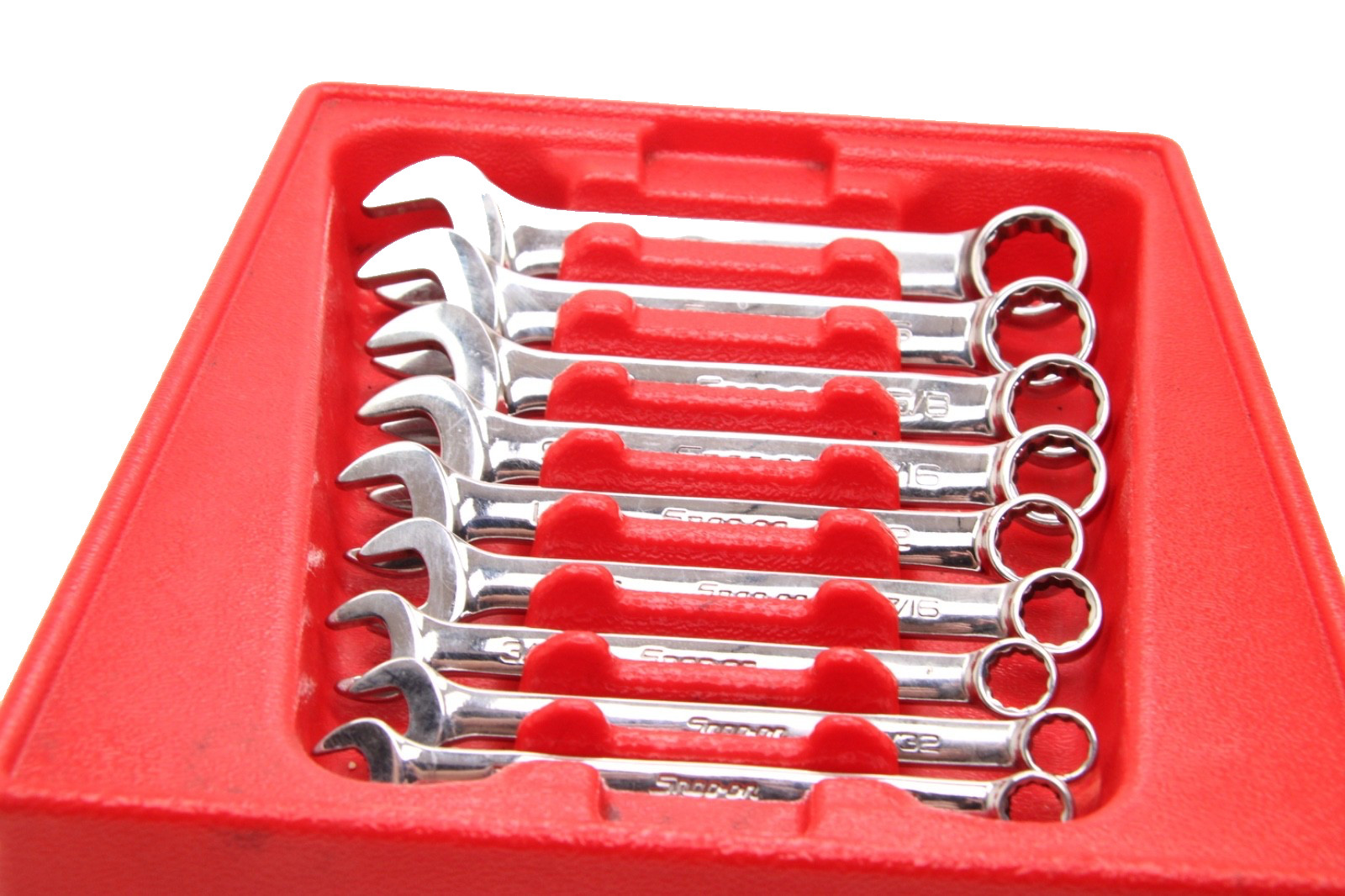 Snap On OEX100 - OEX240 5/16"-3/4" 9 Piece Short Combination  Wrench Set USA