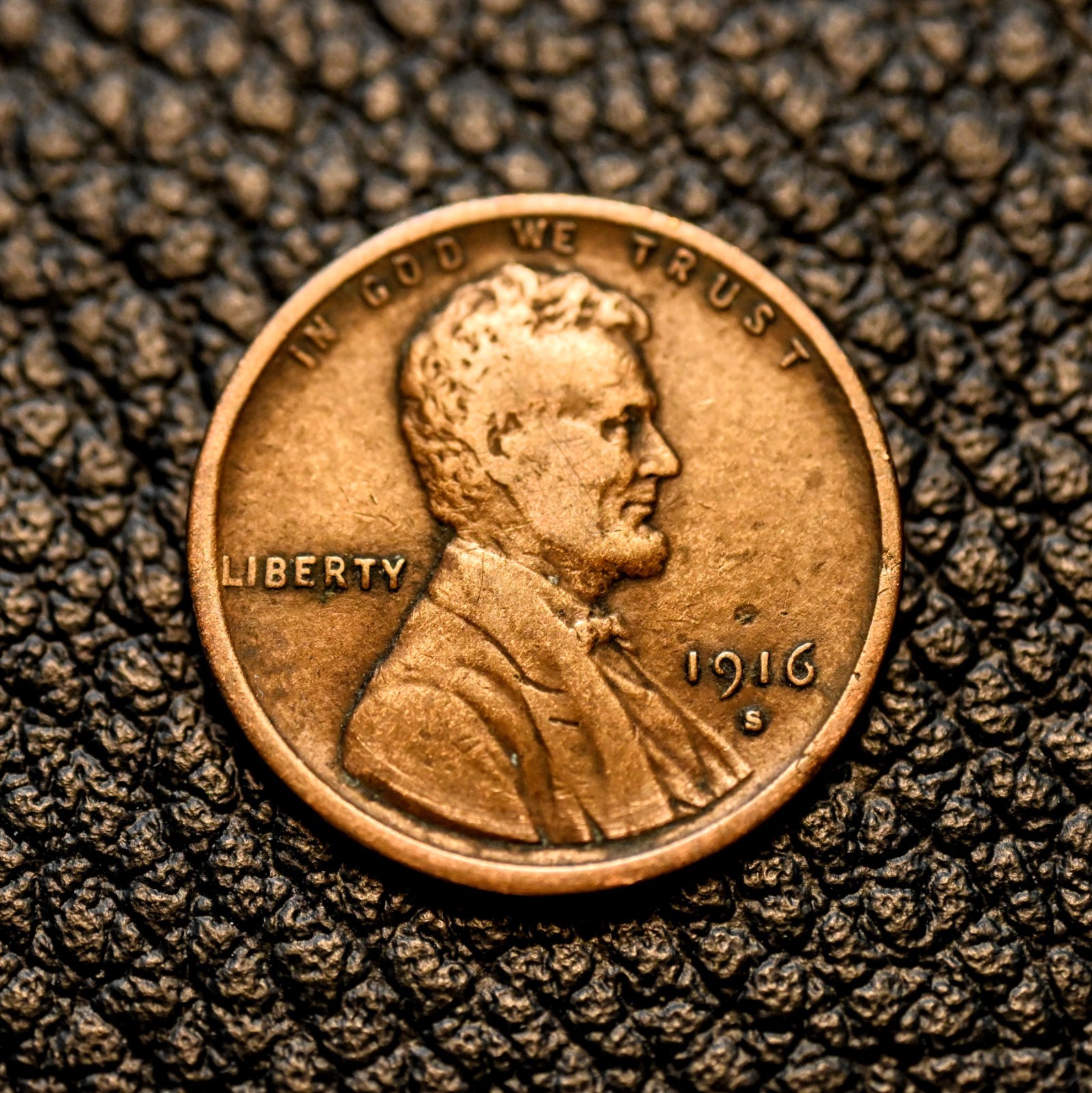 1916-S Lincoln Wheat Cent ~ Very Fine (VF) Condition ~ COMBINED SHIPPING!