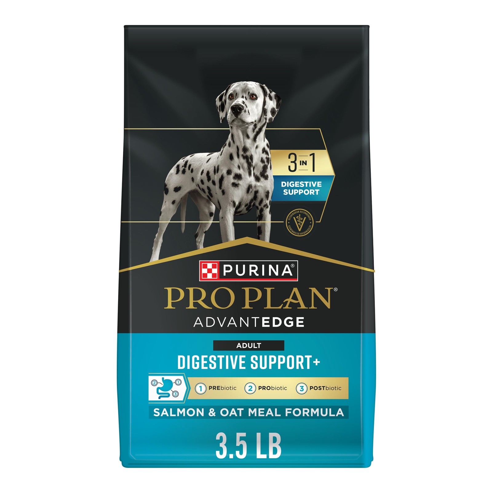 Purina Pro Plan AdvantEDGE Digestive Support Salmon & Oat Meal Adult Dry Dog Foo