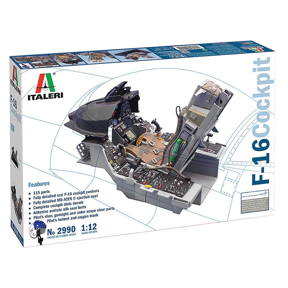 F-16 Falcon Cockpit 1/12 Kit