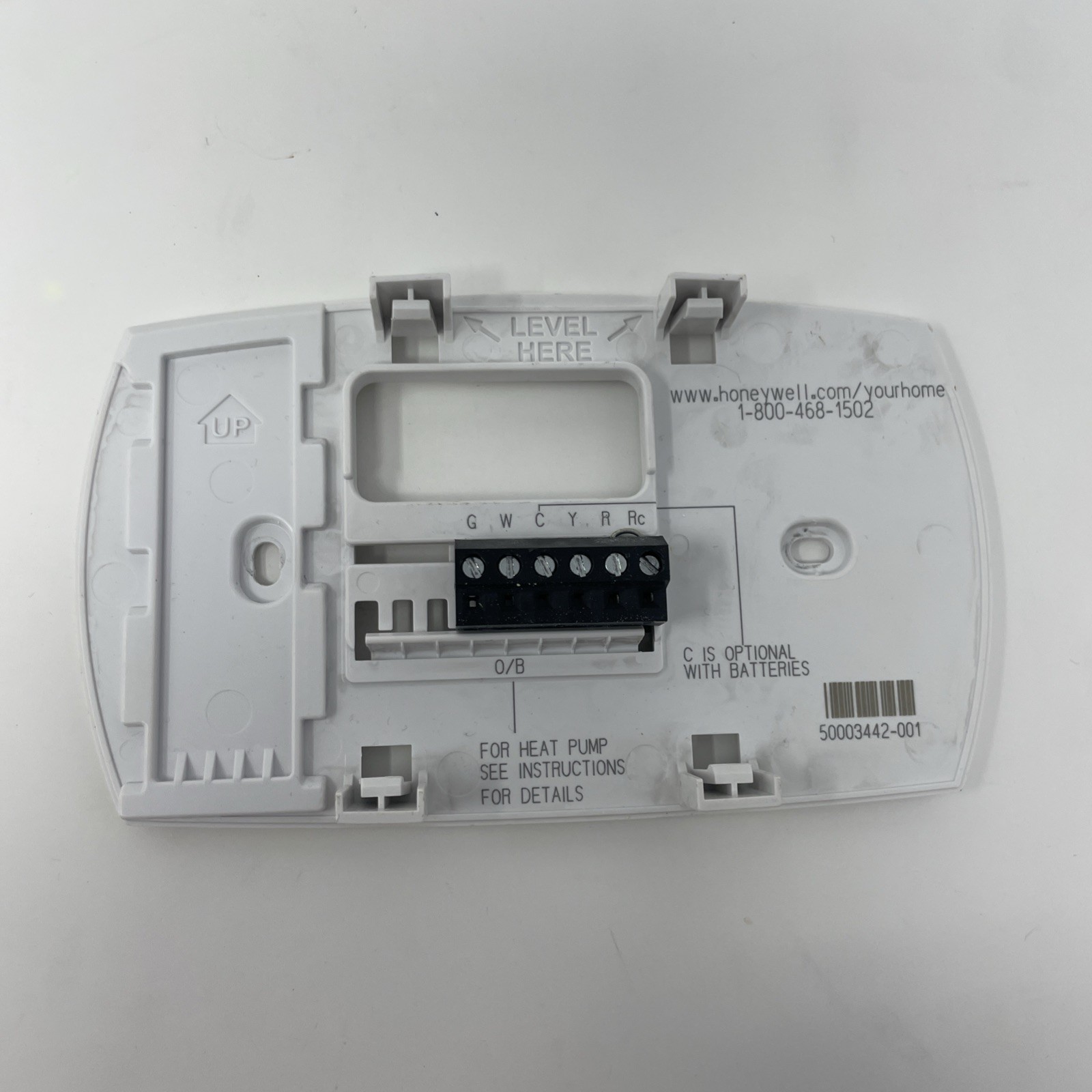 Honeywell FocusPRO 6000 TH6110D1021 Thermostat Programmable Wall Plate Working