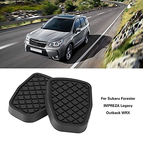 Brake Pedal Pad Set, 2Pcs Rubber Replacement for FORESTER Impreza Outback for