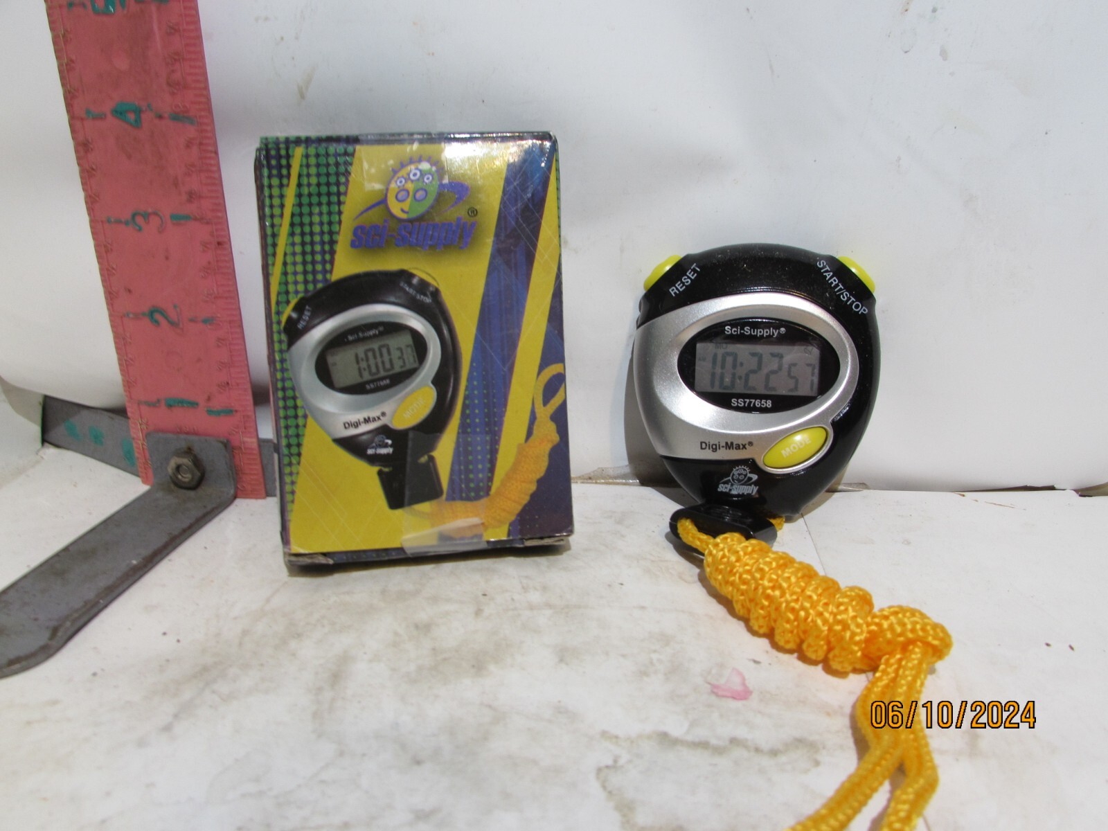 SCI-SUPPLY DIGIMAX STOPWATCH PAIR - NEW IN BOXES