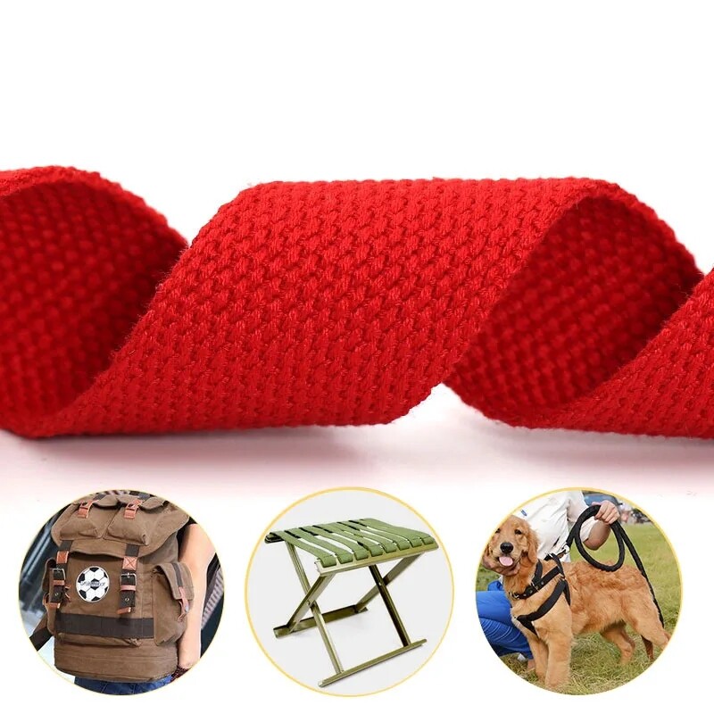 Nylon Webbing Webbing Ribbon Band Strap Dog Collar Harness Backpack Strapping