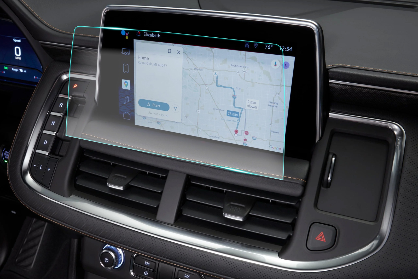 Crystal Clear Screen Protector for 2022 GMC Yukon Vehicle Navigation