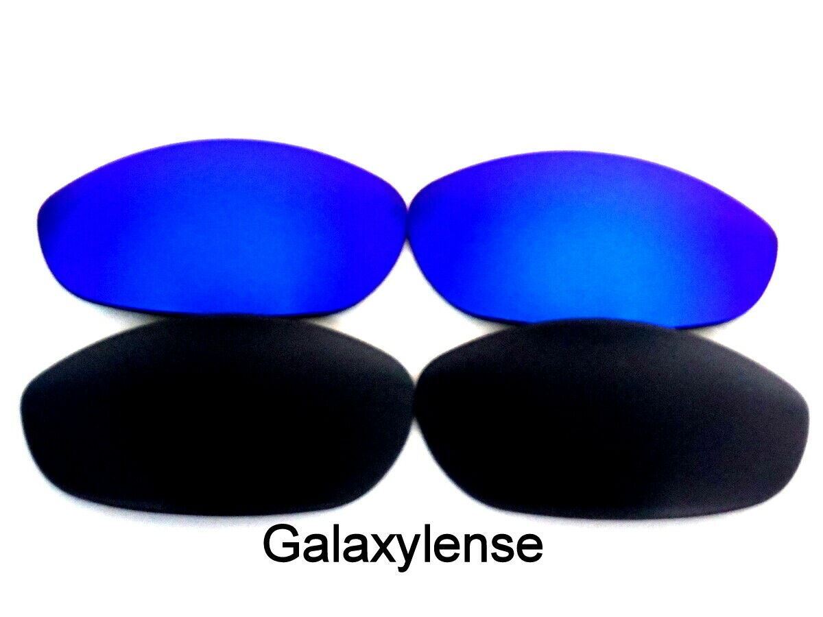 Galaxy Replacement Lenses For Oakley Fives 2.0 Sunglasses Black/Blue Polarized