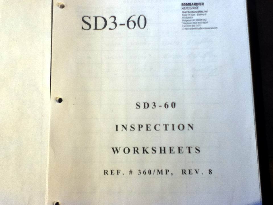 Shorts SD3-60 Maintenance Program Manuals, 2 Vol Set