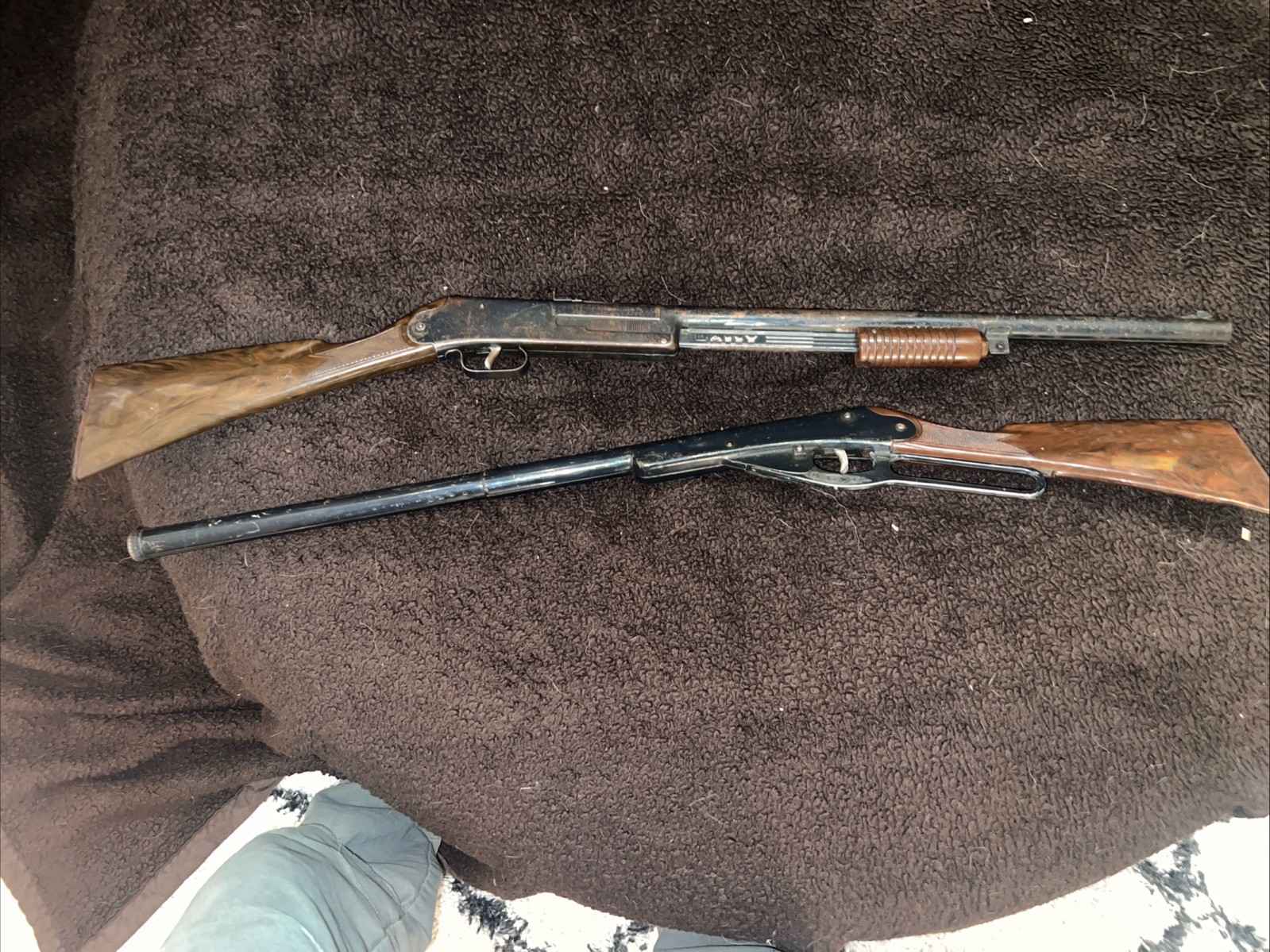 Daisy Model 107 & 155 BB/Cork Gun Rifle USA See Photos Vintage Need Repair