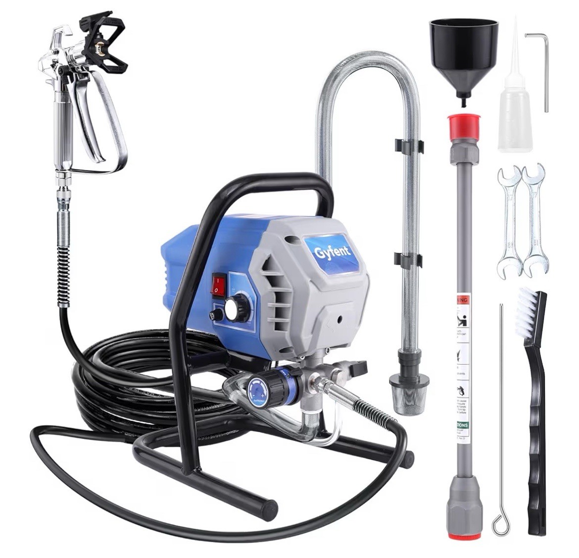 Gyfent X10 Airless Paint Sprayer, 0.31GPM Paint Sprayer for Home Interior