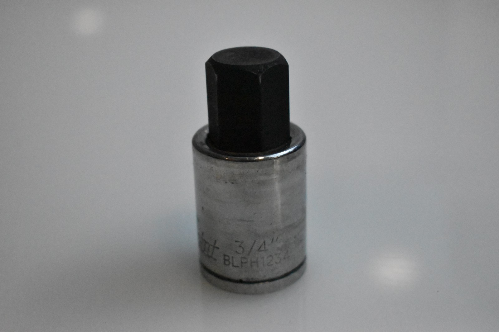 Blue Point Tools BLPH1234 3/4" SAE Hex Bit Socket Driver 1/2" Drive Chrome