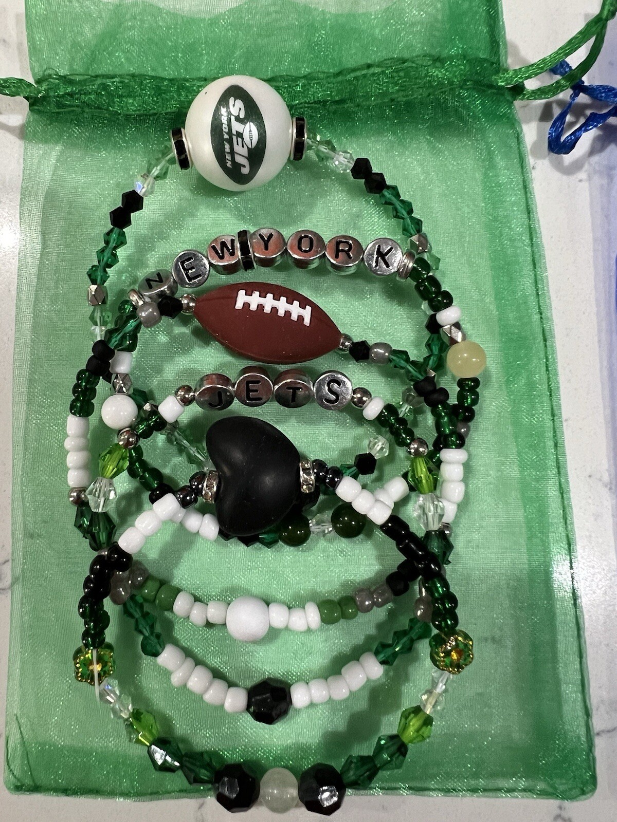 NY Jets Friendship Bracelets (5)