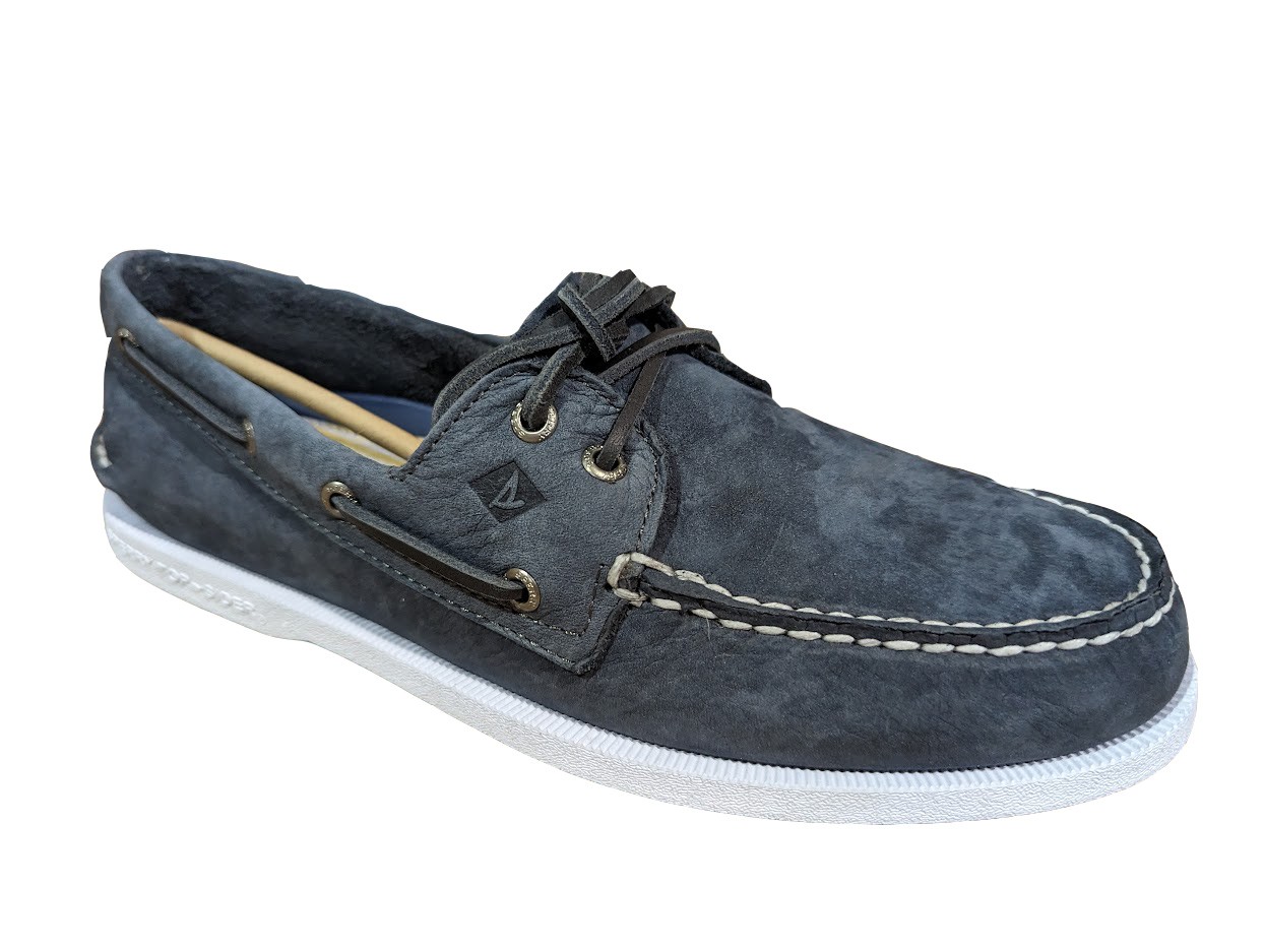 Sperry Top-Sider A/O 2-Eye Seersucker Grey 7.5M