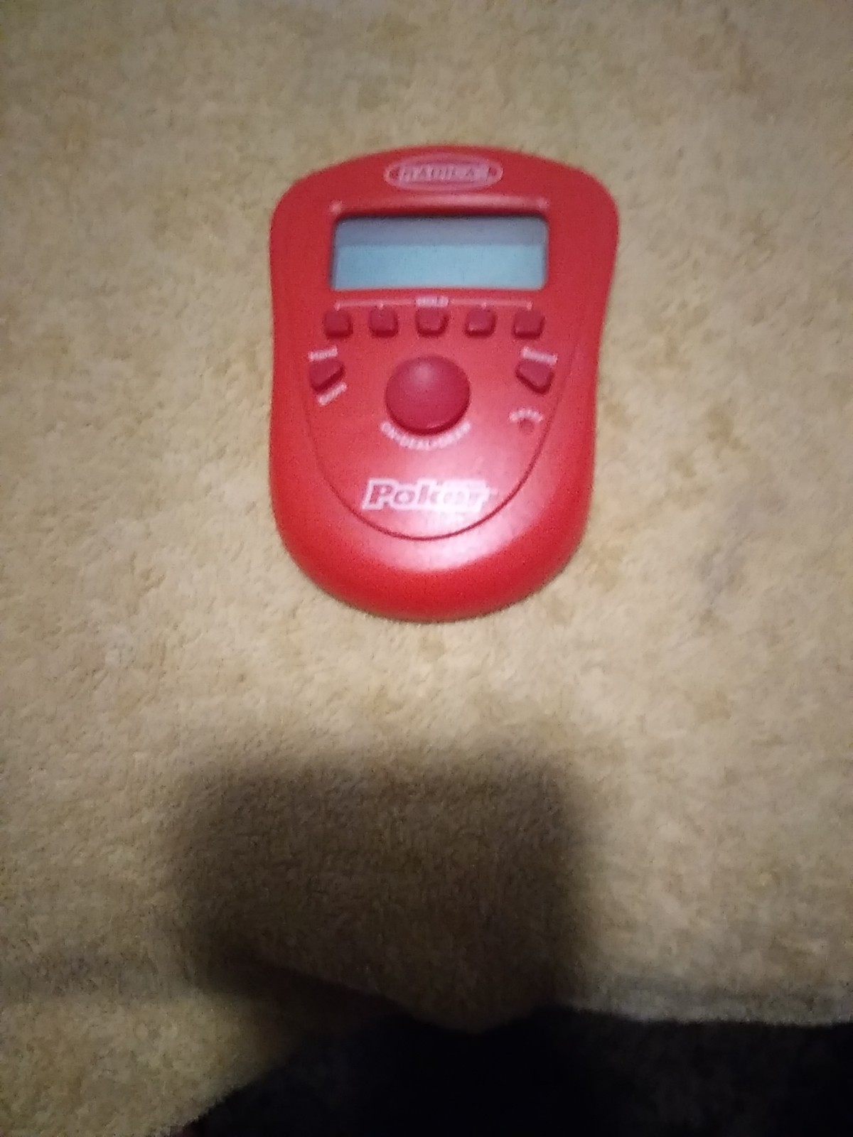 radica poker handheld game Works Great   New Battery  Included