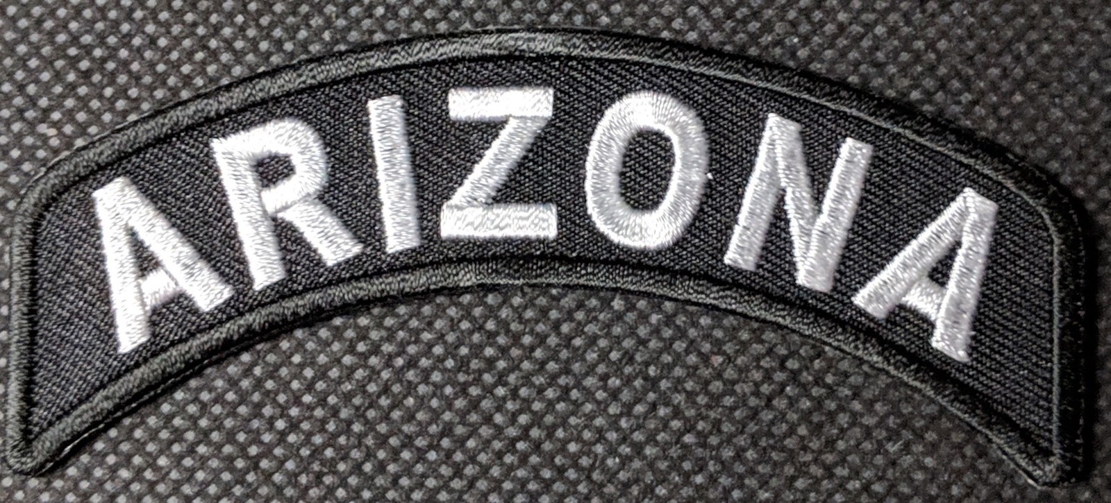 Arizona Mini Rocker Embroidered Biker Patch