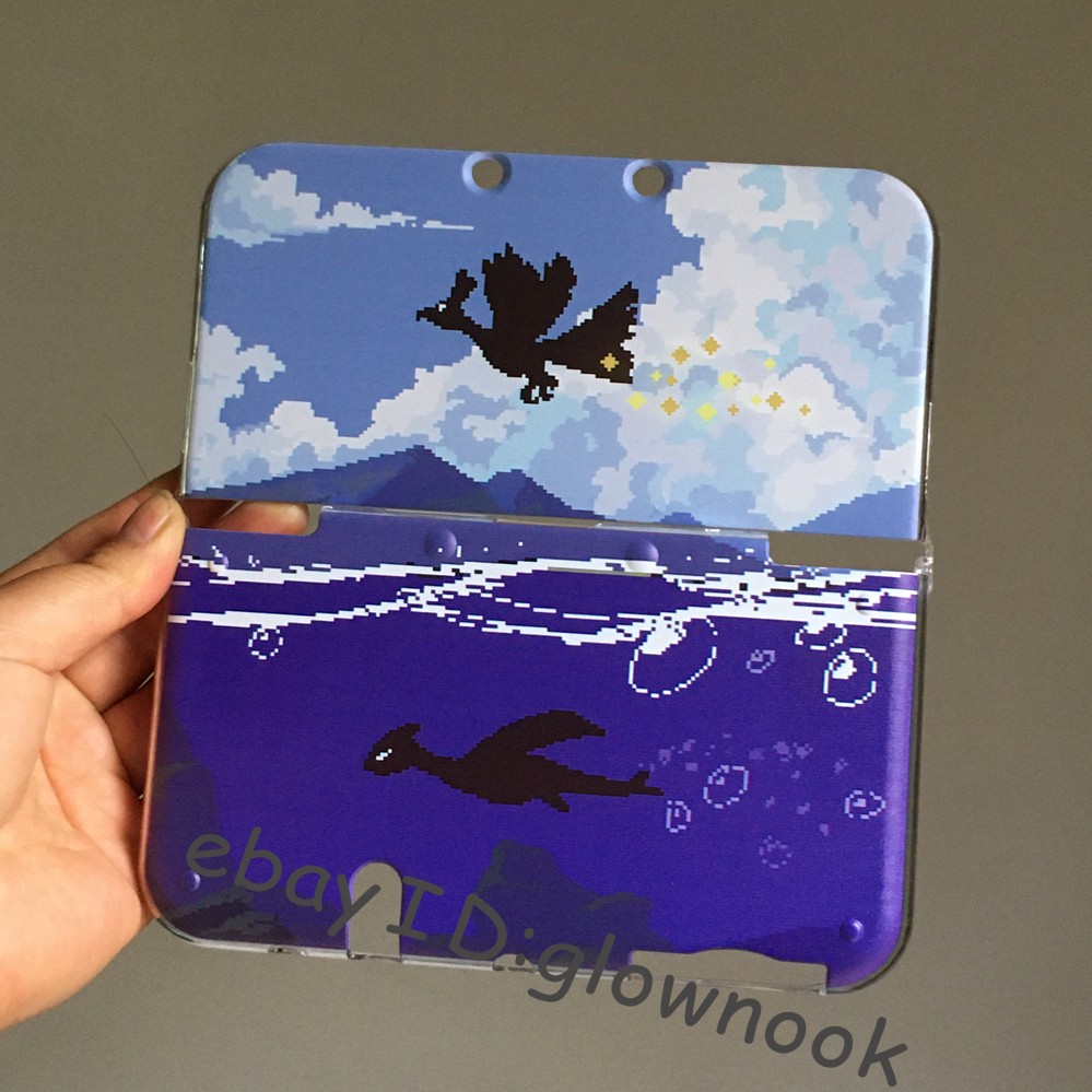 Rare Custom Pixel Art cover Shell for Nintendo series -Handmade DIY Design Case
