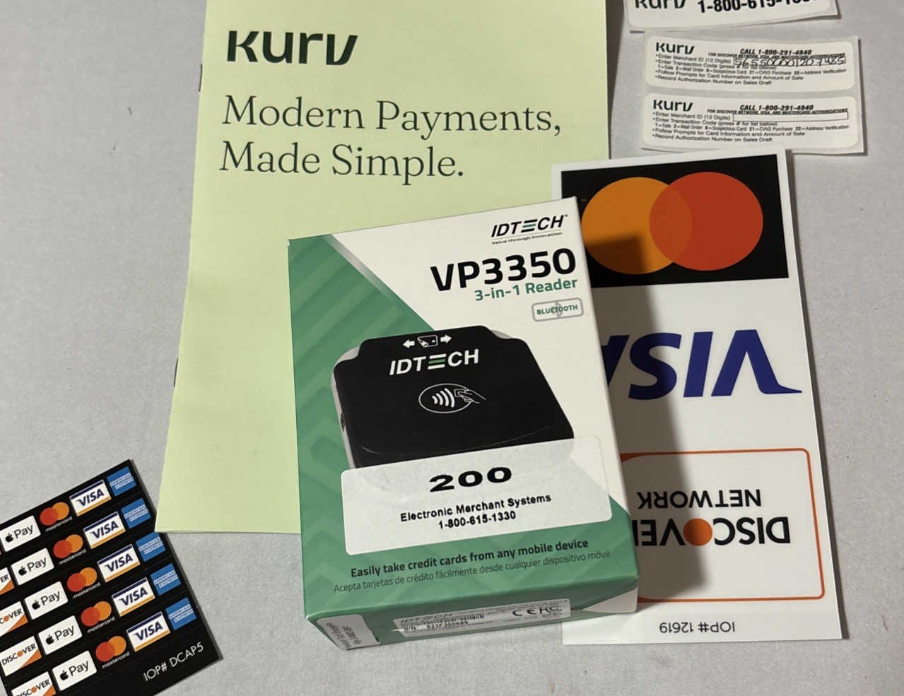 ID Tech VP3350 All-In-One Contactless Mobile Card Reader Tap Credit New (d)