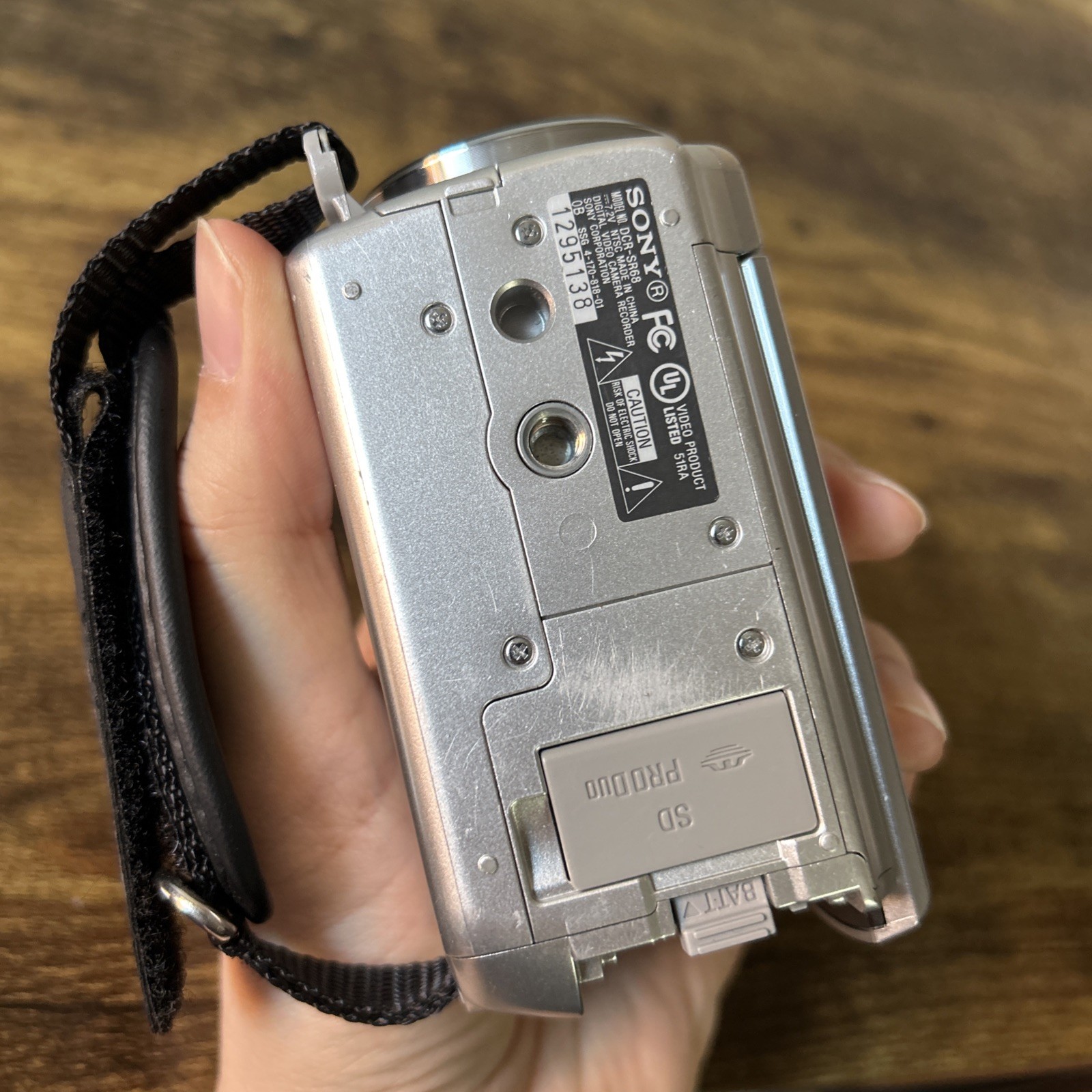 Sony Handycam DCR-SR68 Standard Definition Camcorder (Silver) 80GB HDD