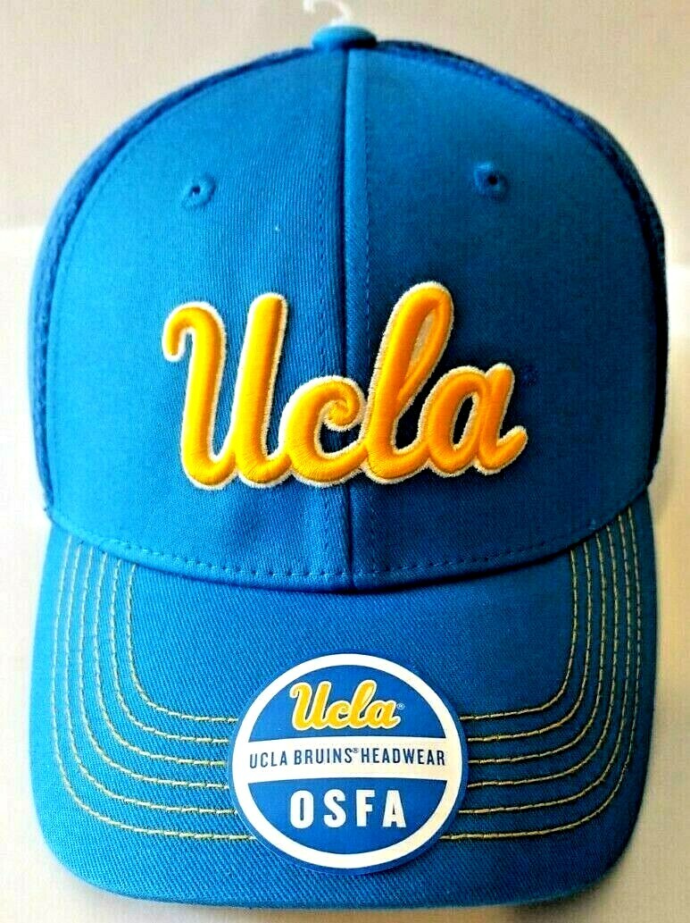 OFFICIAL Issue UCLA Bruins Embroidered Script Stretch Fit Cap OSFA - $34.95 -NEW