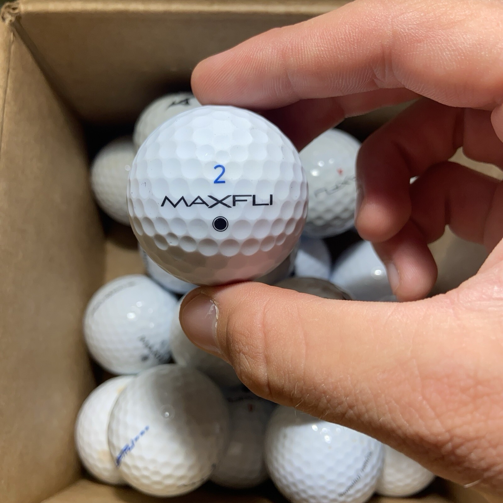 40x Assorted White Golf Balls Misc Brands 4A/3A Good/Fair Condition Grade A