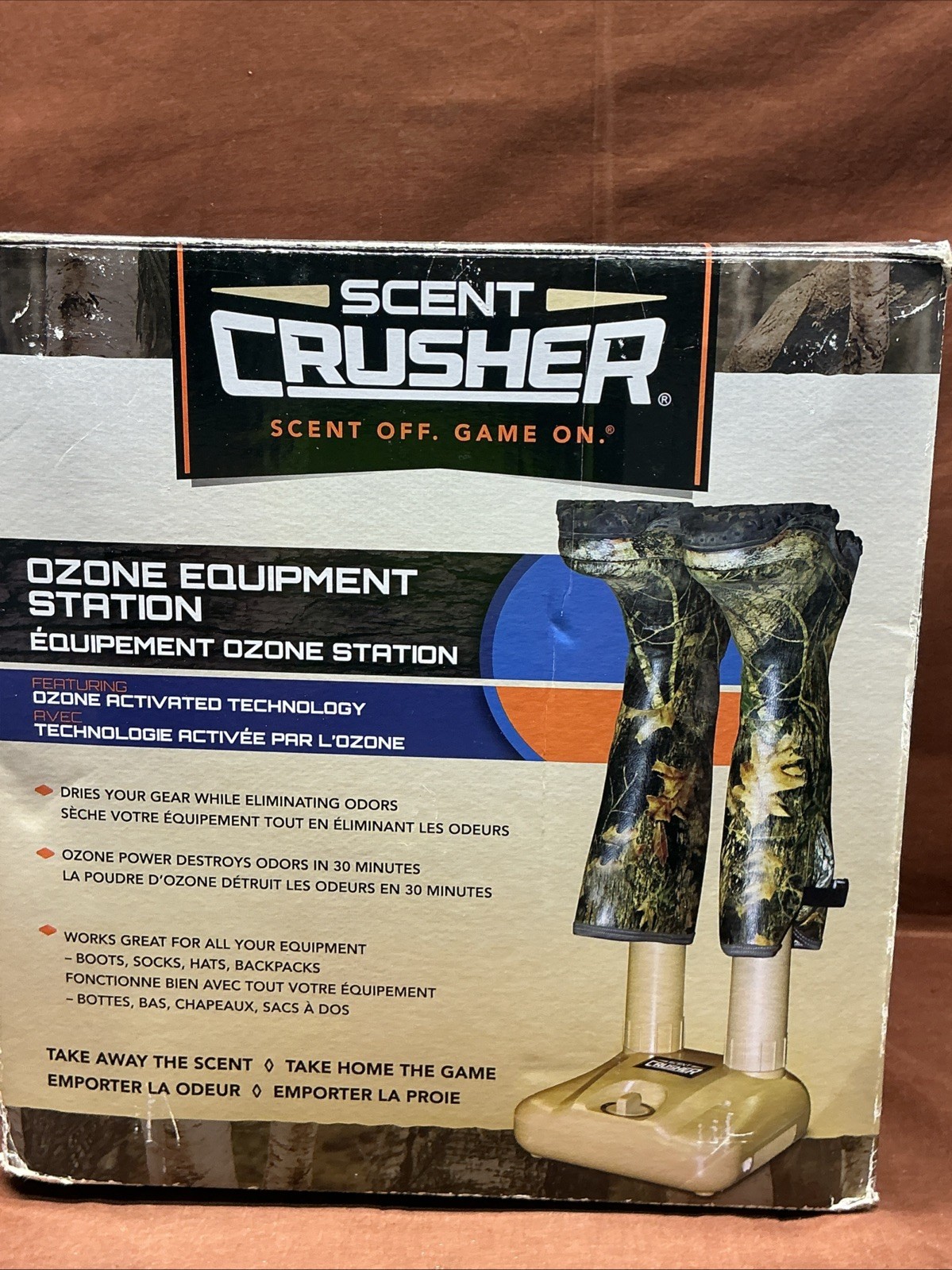 Scent Crusher Ozone Equipment Station- Gear Odor Eliminator