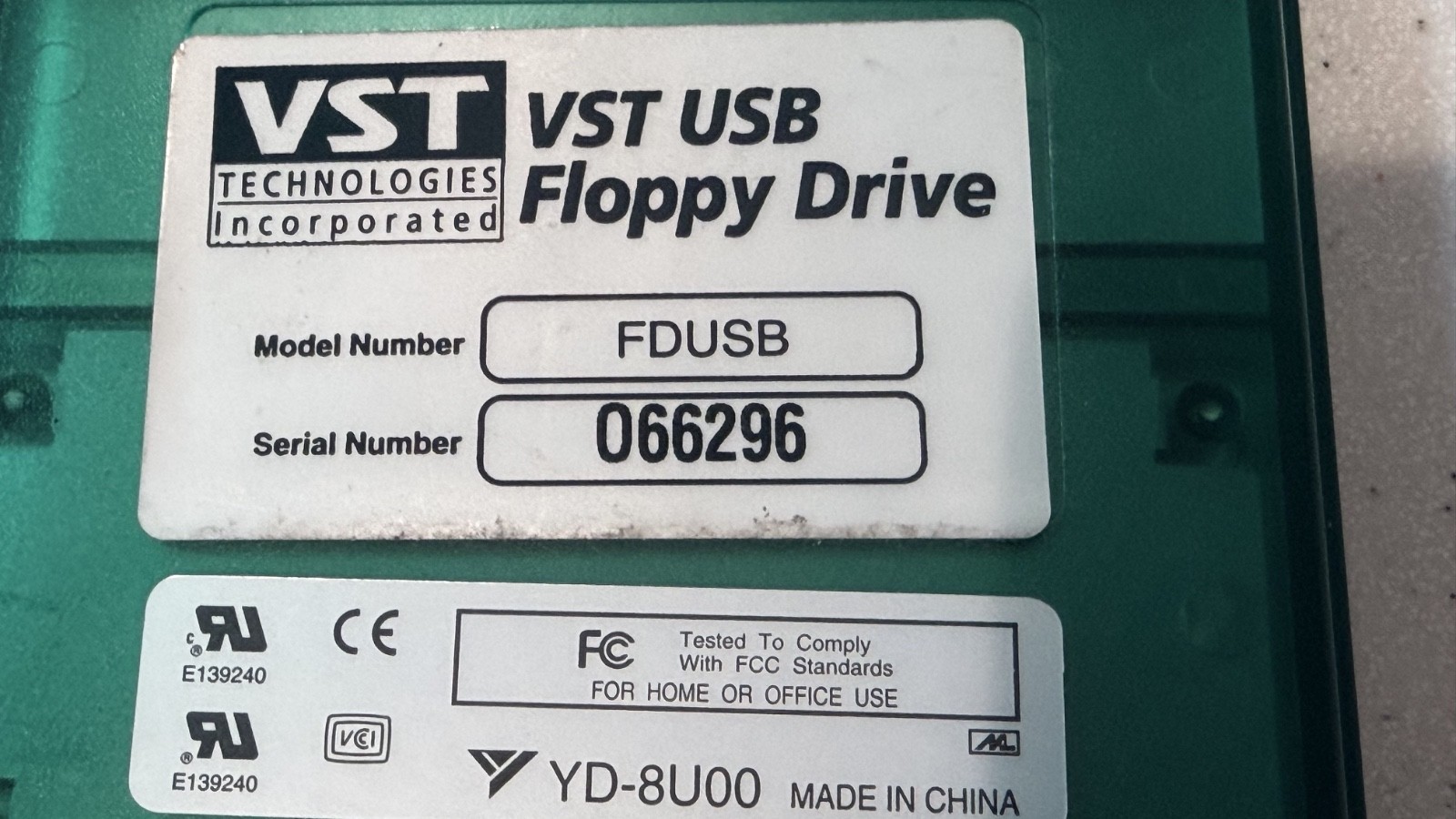 VST USB Floppy Drive Color Kit FDUS Blue