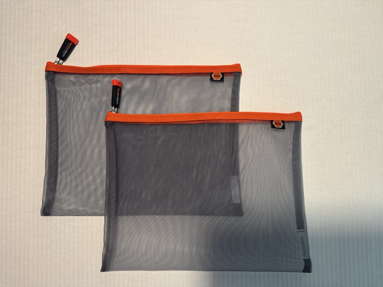 New Gear Medical set of 2 Anti-Microbial Mesh Zippered Bags Durable Mesh Bags