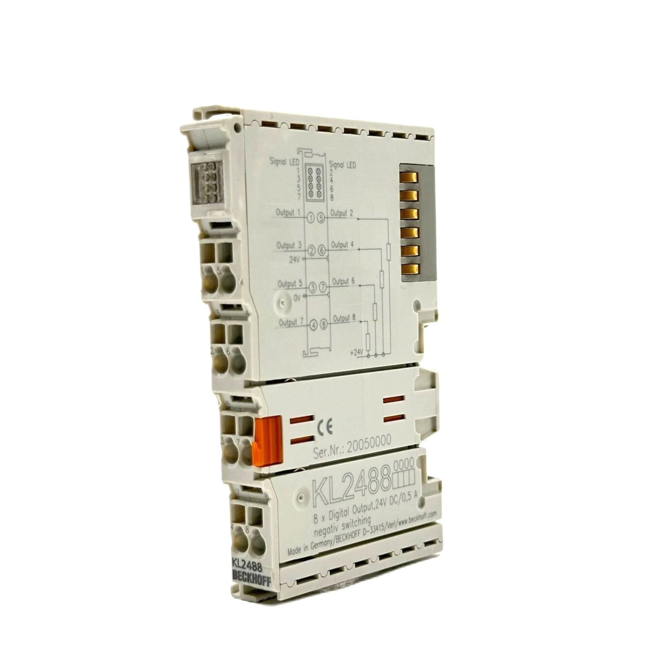 BECKHOFF KL2488 Digital Output Module 8-channel 24 V DC New✦KD