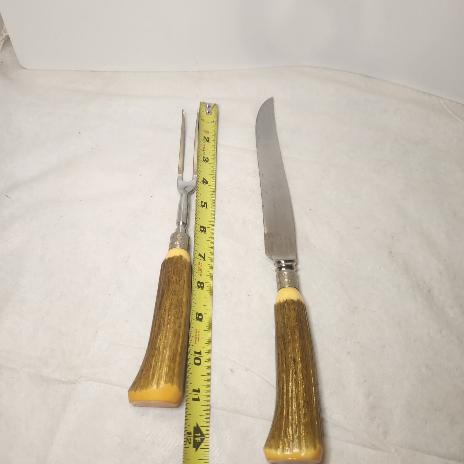 Westall Richardson Sheffield Knife serving fork Vintage England Bakelite Handle