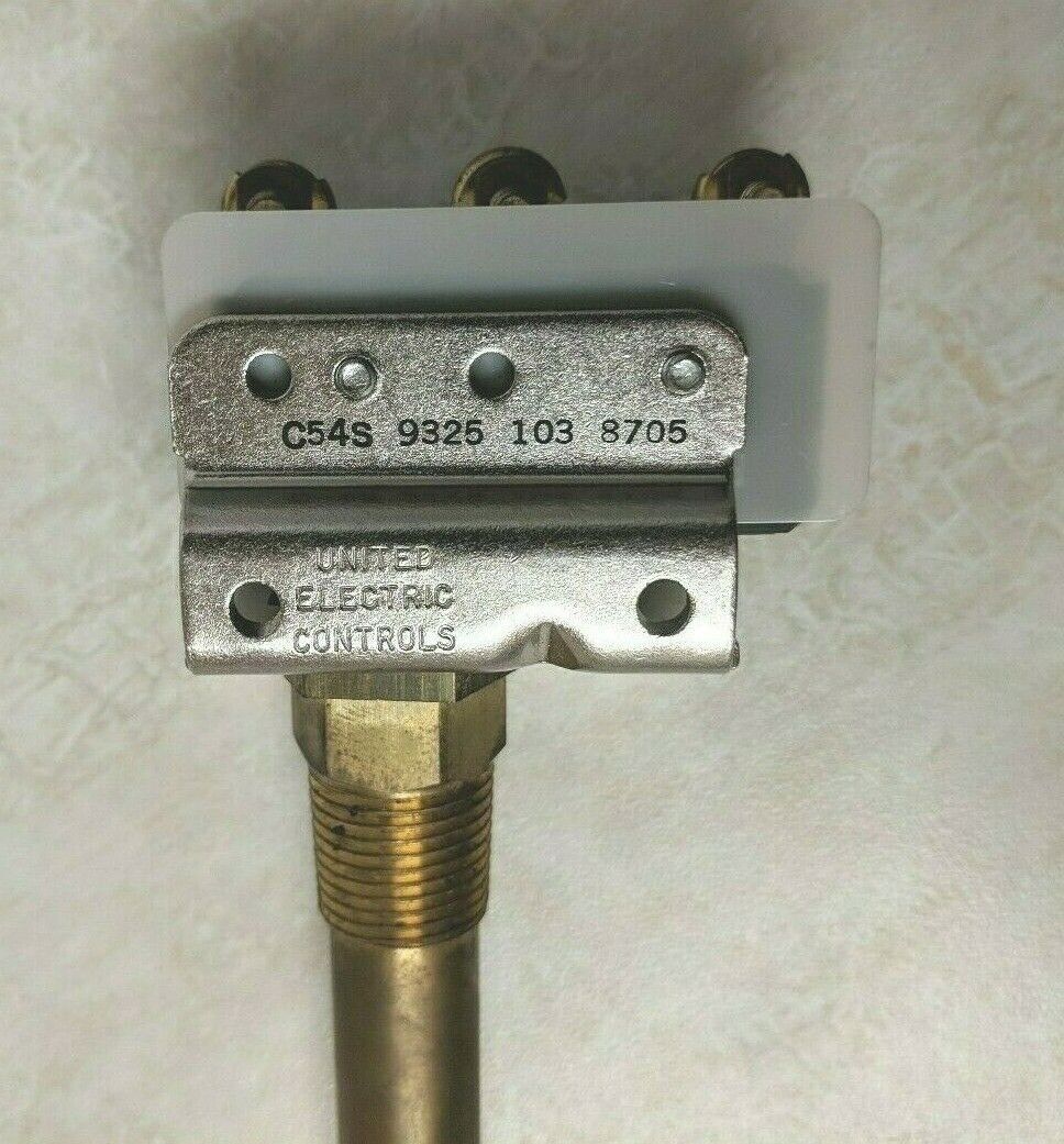 New NOS United Electric Controls Temperature Switch Type C54S Model 103