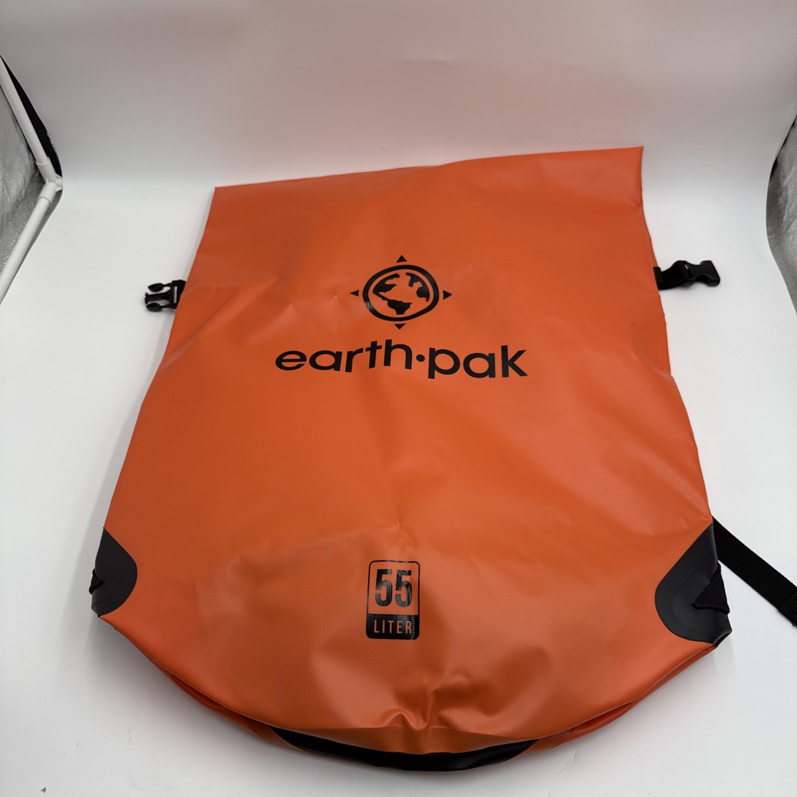 Earth Pak Waterproof Dry Bag - Roll Top Backpack Sack 40L, Orange